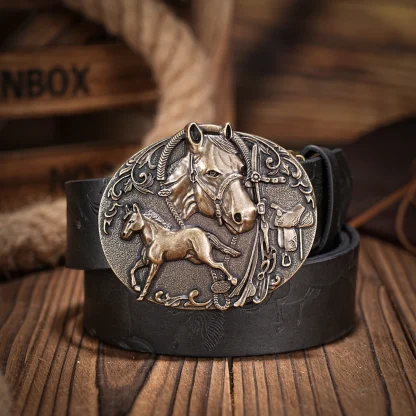 Horse Decorative Cowboy Belt - Image 2