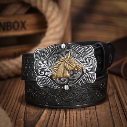 Bull Head Rugged Cowboy Head - Image 3