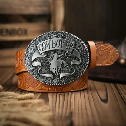 Vintage-Like Western Style Cowboy Belt