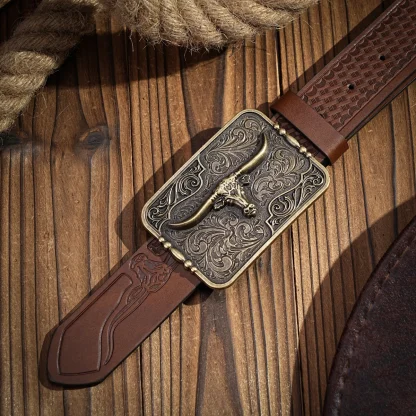 Retro Decorative Western Belt - Image 6