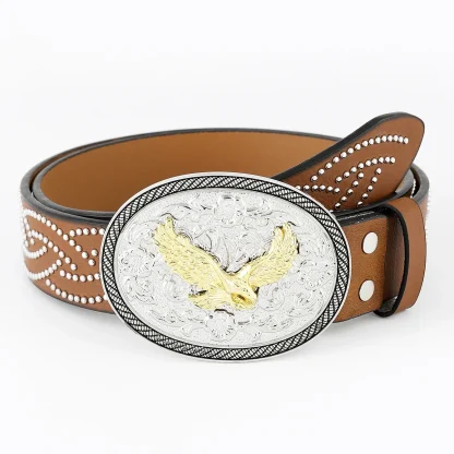 Retro Denim Cowboy Belt - Image 4