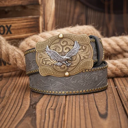 Eagle Buckle with Cowboy Belt - Image 5