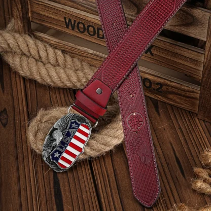 Striped Flag Western Belt - Image 5