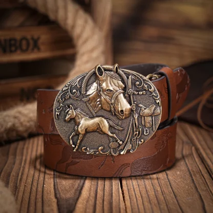 Horse Decorative Cowboy Belt - Image 4