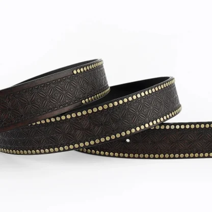 Retro Denim Cowboy Belt - Image 2