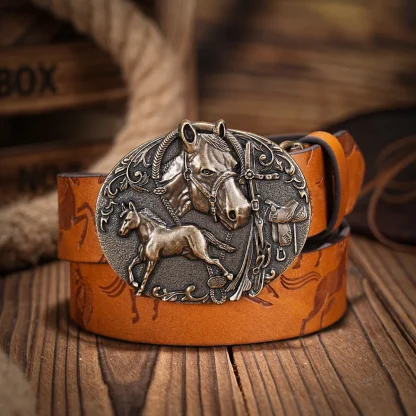 Horse Decorative Cowboy Belt