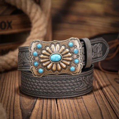 Decorative Stone Western Belts