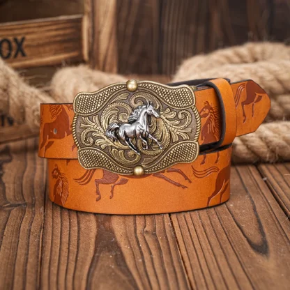 Horse Decoration Cowboy Belt - Image 3