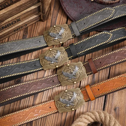 Eagle Buckle with Cowboy Belt - Image 2