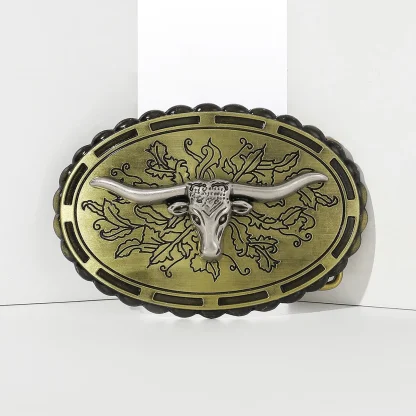 Golden Head Western Belt Buckle - Image 4