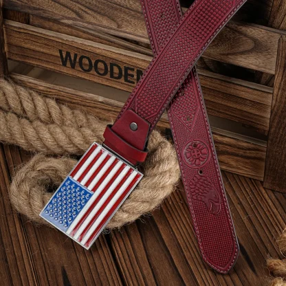 Striped Flag Western Belt - Image 3