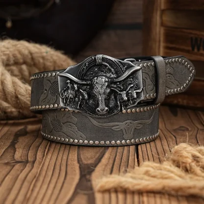 Rodeo Style Cowboy Belt - Image 3
