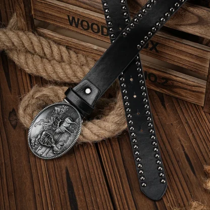 Rustic Heritage Western Belt - Image 3