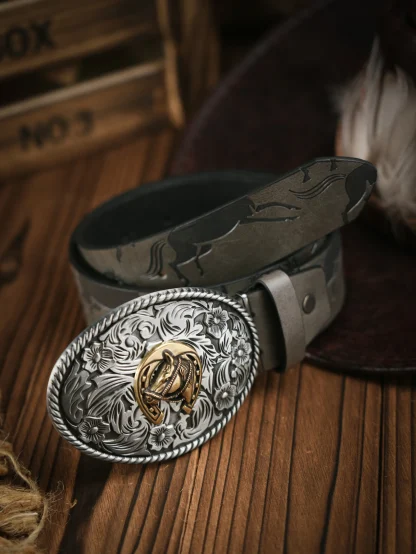 Bull Rider Western Belt - Image 7