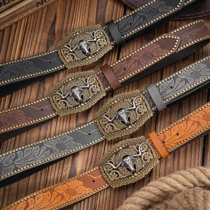 Classic Western Cowboy Belt - Image 6