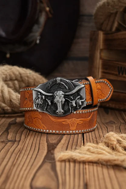 Rodeo Style Cowboy Belt - Image 5