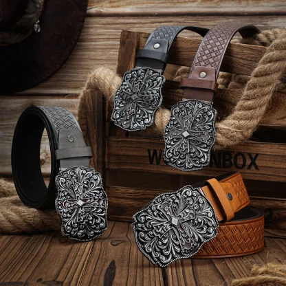 Blossom Trail Cowboy Belt - Image 7