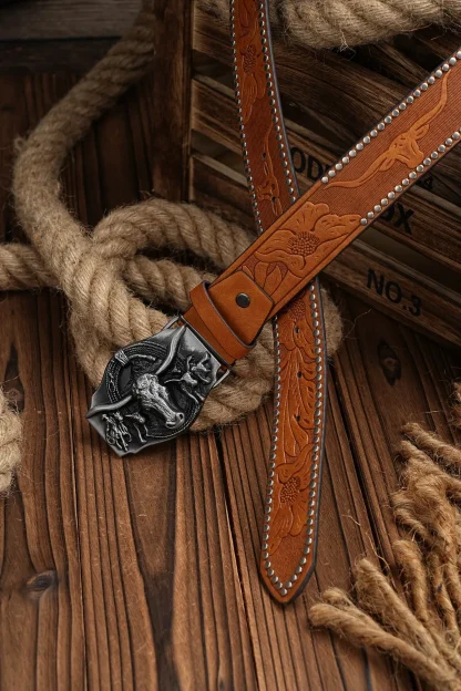Rodeo Style Cowboy Belt - Image 6