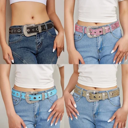 Brilliant Sparkle Cowboy Belt - Image 7