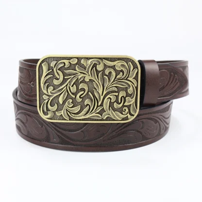 Golden Color Western Belt