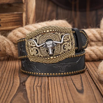 Classic Western Cowboy Belt - Image 5