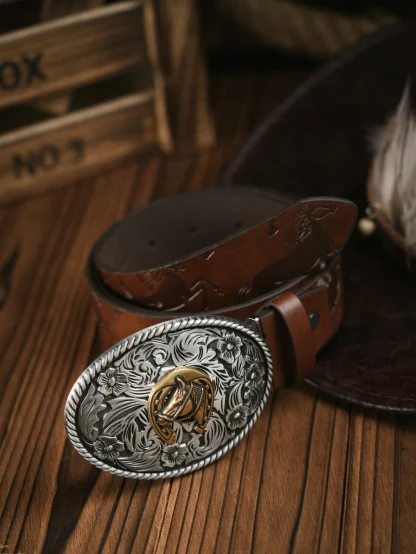 Bull Rider Western Belt - Image 6