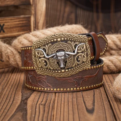 Classic Western Cowboy Belt - Image 4