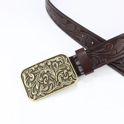 Golden Color Western Belt - Image 4