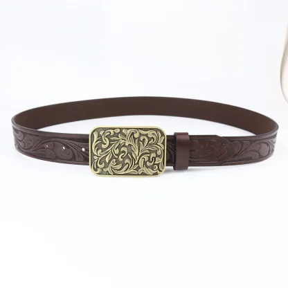 Golden Color Western Belt - Image 2