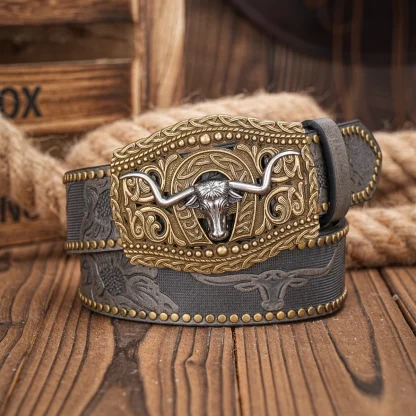 Classic Western Cowboy Belt - Image 3