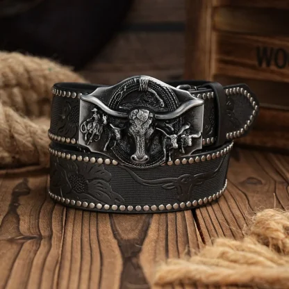 Rodeo Style Cowboy Belt - Image 2