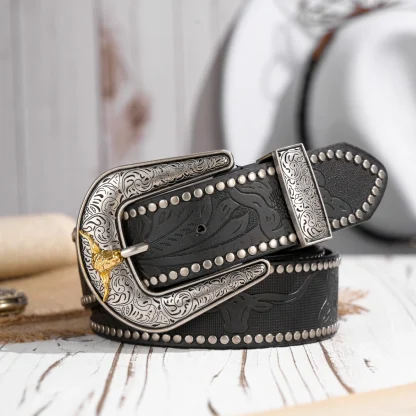 Classic Rodeo Cowboy Belt
