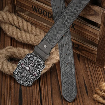 Blossom Trail Cowboy Belt - Image 4