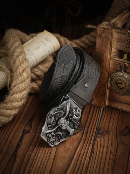 Stylish Bull Western Belt - Image 6
