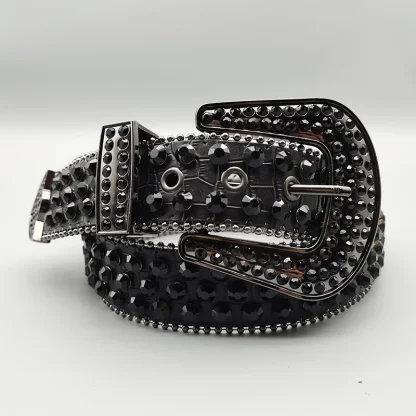 Glittering Detail Western Belt - Image 6