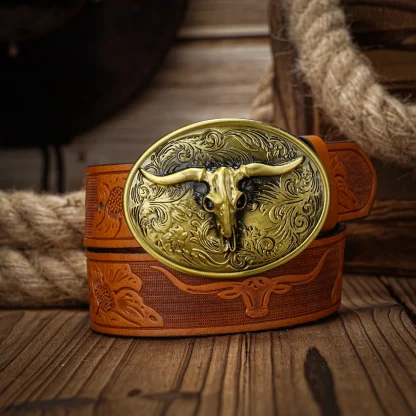 Detailed Bull Western Belt