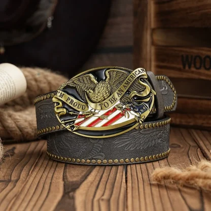 Decorative Wing Western Belt - Image 3