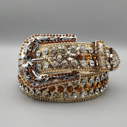 Glittering Detail Western Belt - Image 5