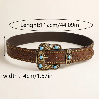 Unique Pattern Western Belt - Image 2