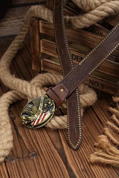 Decorative Wing Western Belt - Image 6