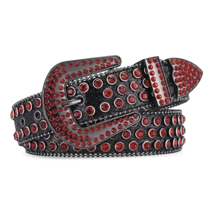 Shiny Rivet Cowboy Belt - Image 3