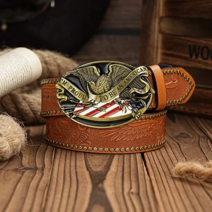 Decorative Wing Western Belt - Image 2