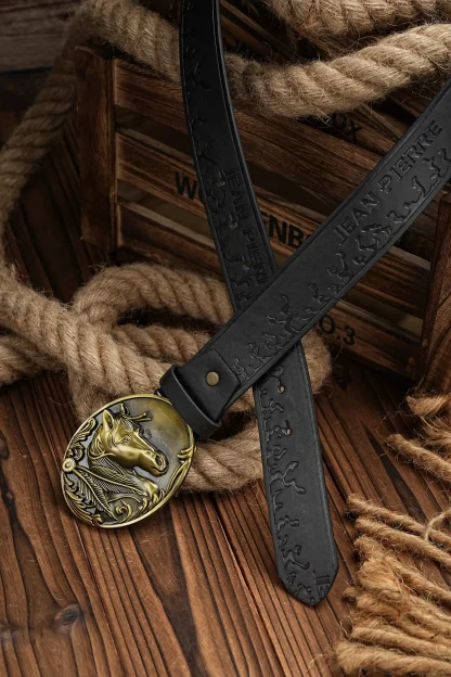 Artfully Designed Western Belt - Image 6
