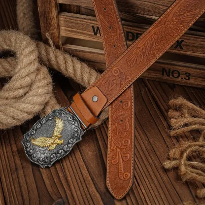 Eagle Emblem Western Belt - Image 5