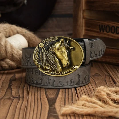 Artfully Designed Western Belt - Image 4