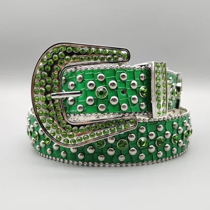 Glittering Detail Western Belt - Image 4