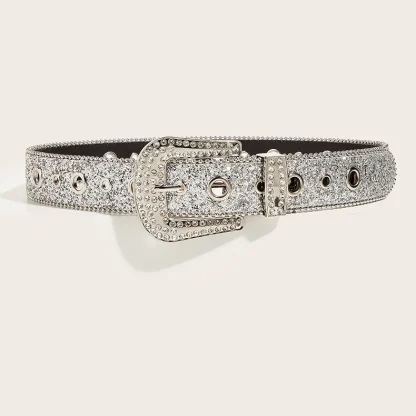 Fashionable Sparkling Cowboy Belt - Image 7