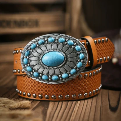 Stylish Pattern Western Belt