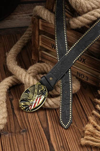 Decorative Wing Western Belt - Image 5