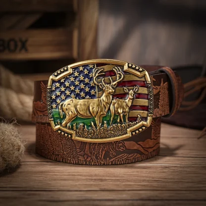 Intricate Pattern Cowboy Belt